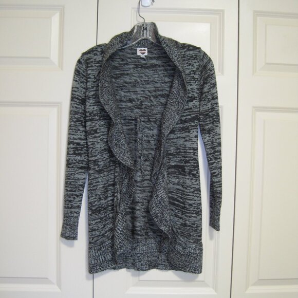 Cherry Stix black long cardigan sz L girls - Picture 1 of 8